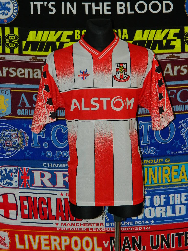 maillot lincoln city fc domicile 2001-2002 rétro