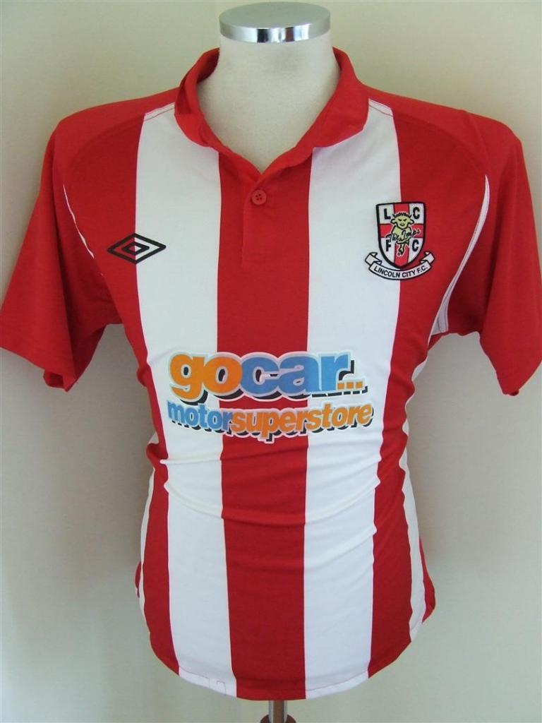 maillot lincoln city fc domicile 2010-2011 rétro