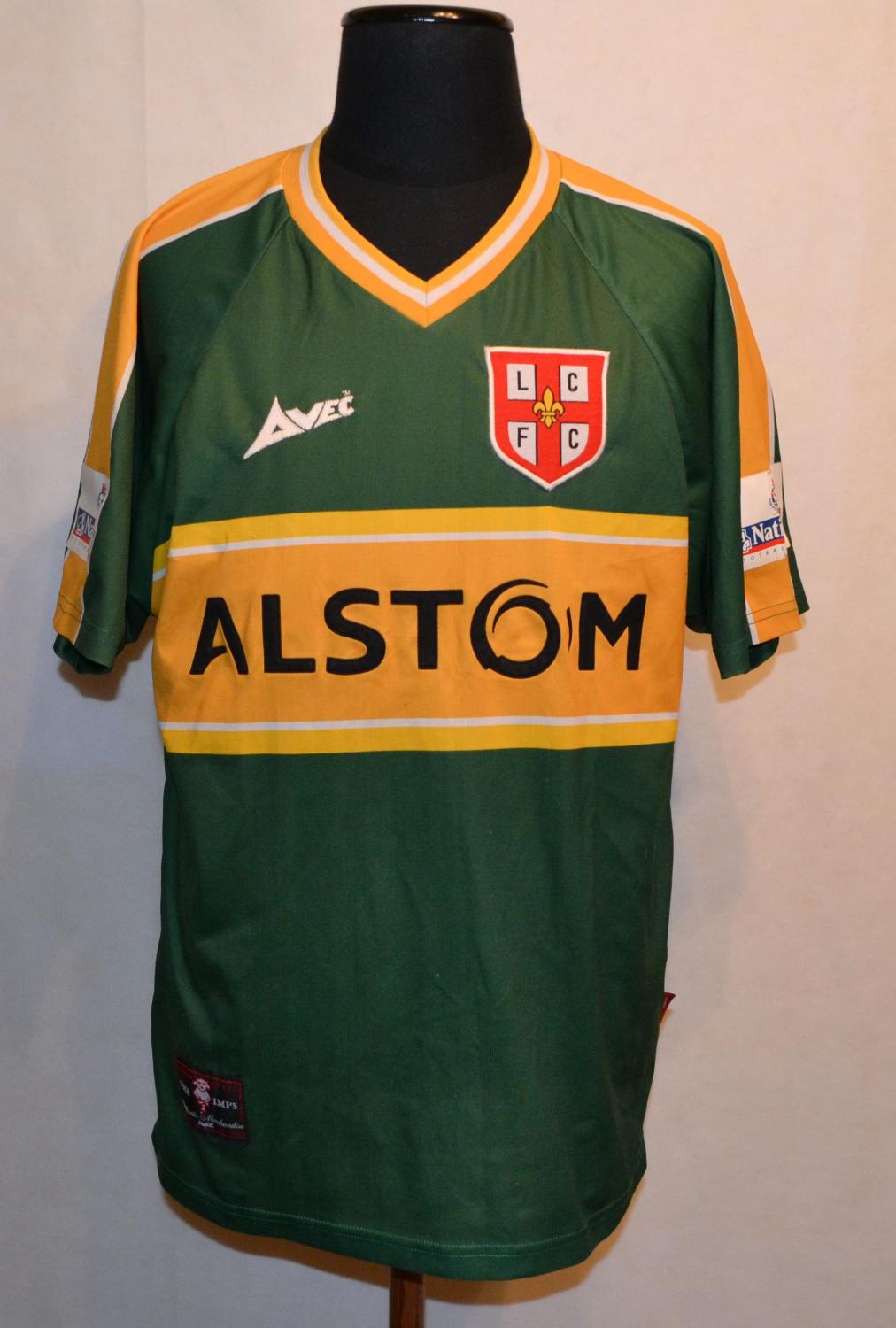 maillot lincoln city fc exterieur 2000-2001 pas cher