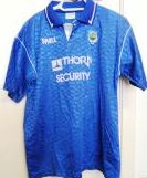 maillot linfield fc domicile 1992-1993 rétro