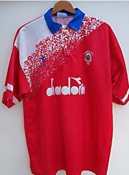 maillot linfield fc exterieur 1995-1997 rétro