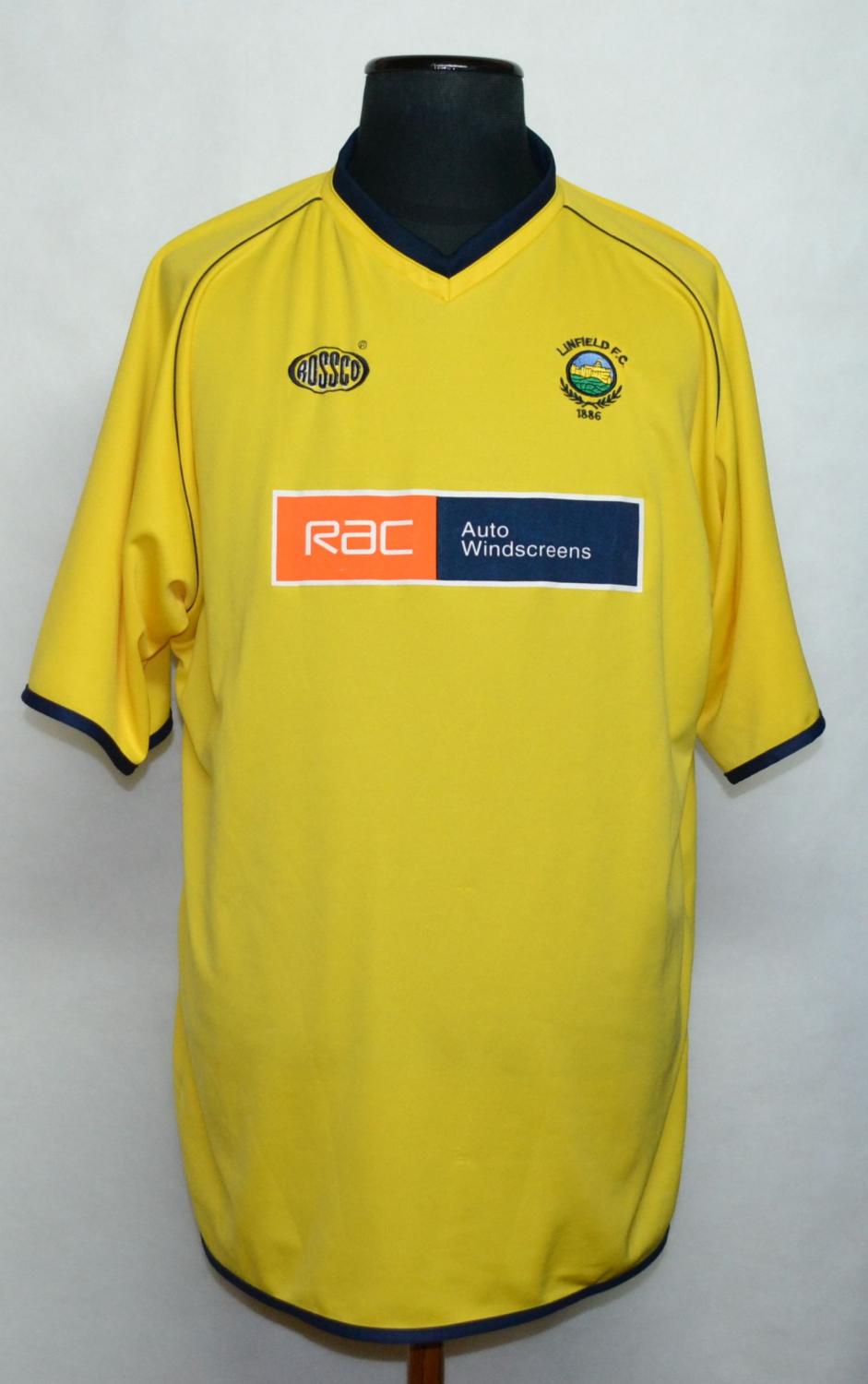 maillot linfield fc réplique 1999-2001 pas cher