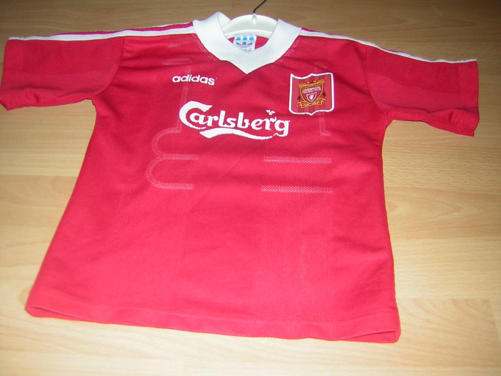 maillot liverpool fc domicile 1995-1996 rétro