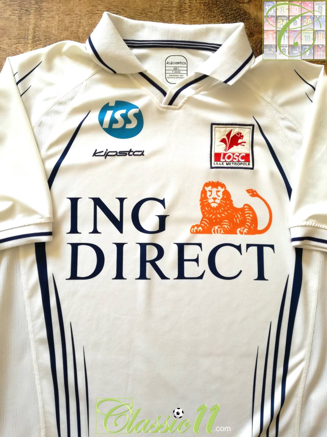 maillot losc lille exterieur 2001-2002 rétro