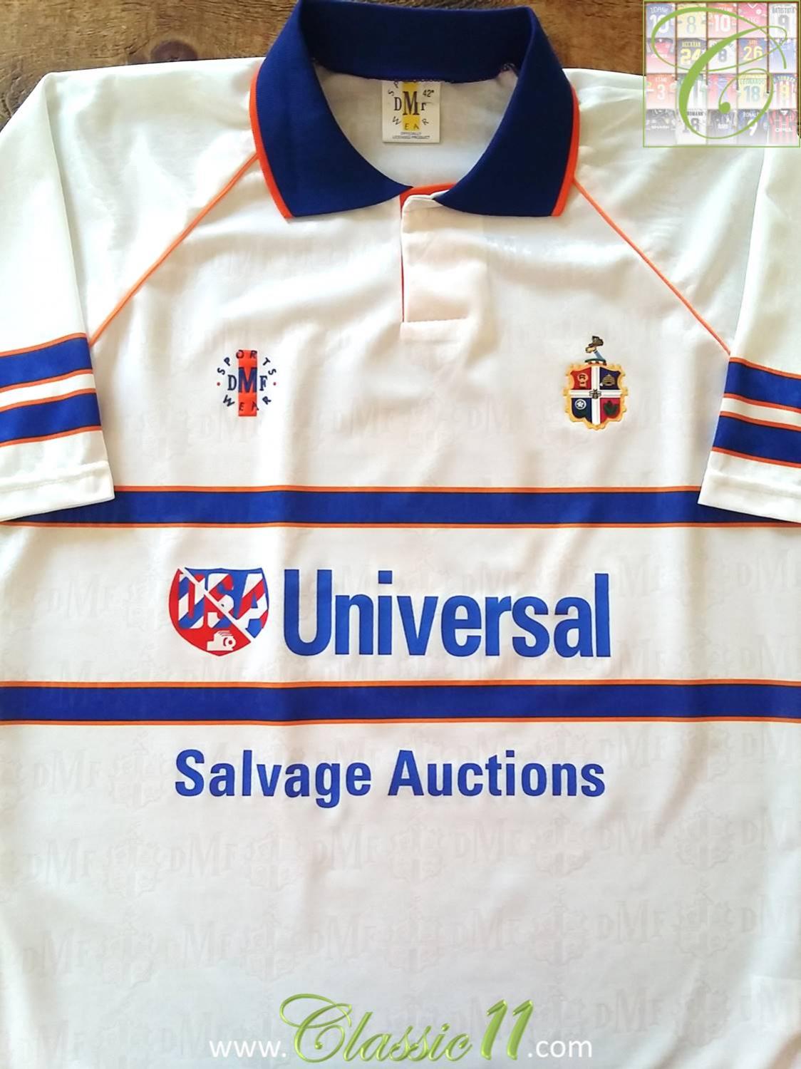 maillot luton town domicile 1992-1994 rétro