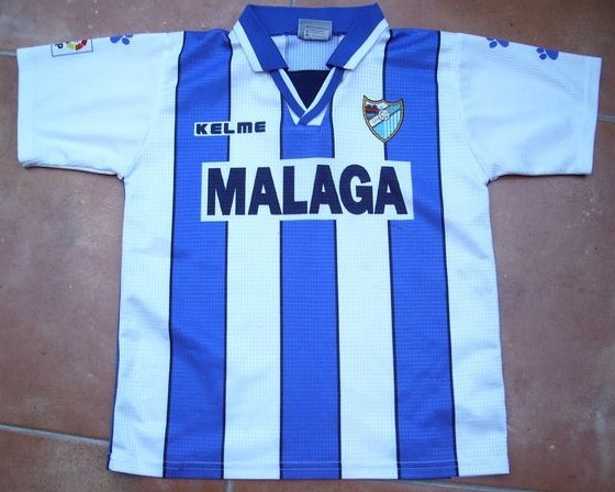 maillot málaga cf domicile 1998-1999 rétro