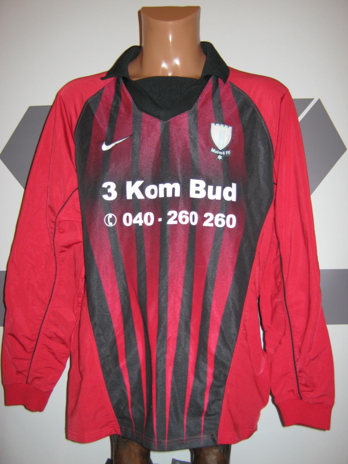 maillot malmö ff gardien 1996-1997 rétro