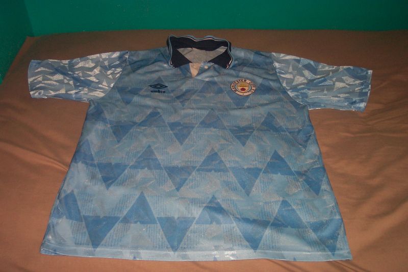 maillot manchester city domicile 1988-1990 pas cher