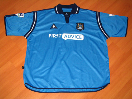 maillot manchester city domicile 2002-2003 pas cher