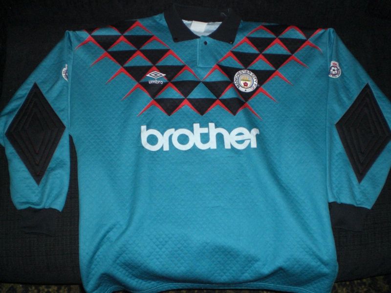 maillot manchester city gardien 1991-1992 rétro