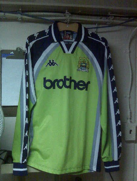 maillot manchester city gardien 1997-1999 pas cher