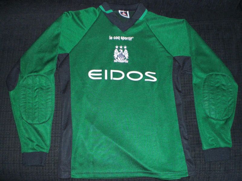 maillot manchester city gardien 2000-2001 rétro