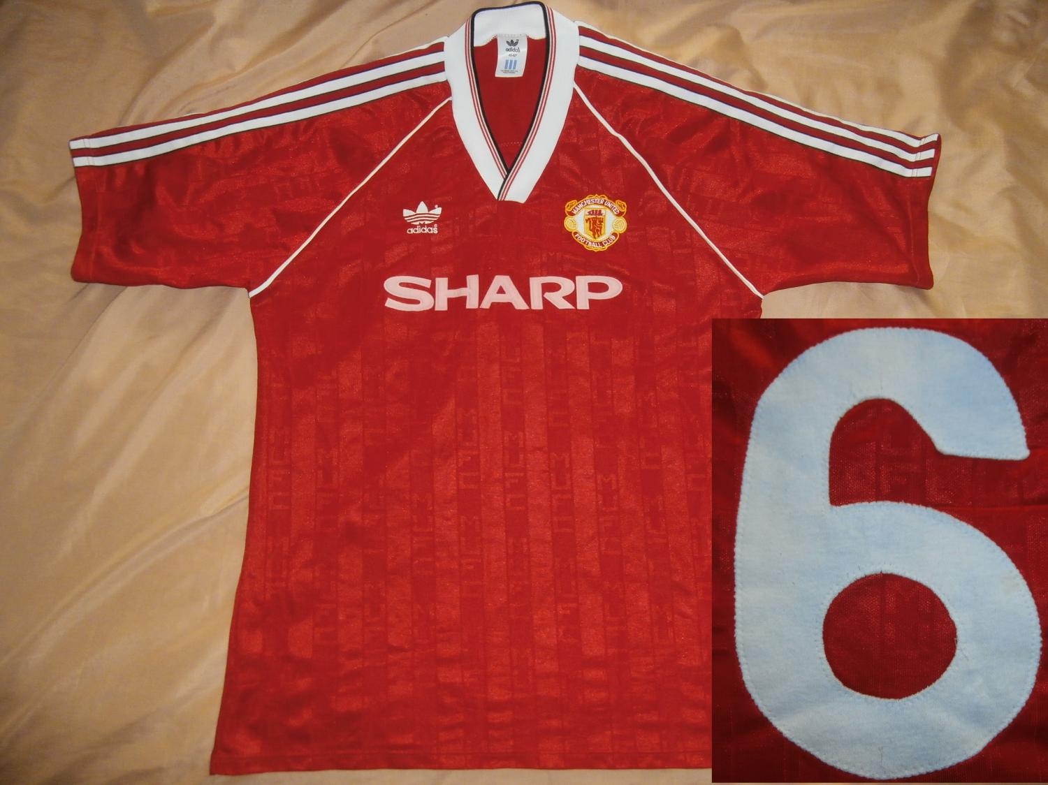 maillot manchester united domicile 1988-1990 pas cher