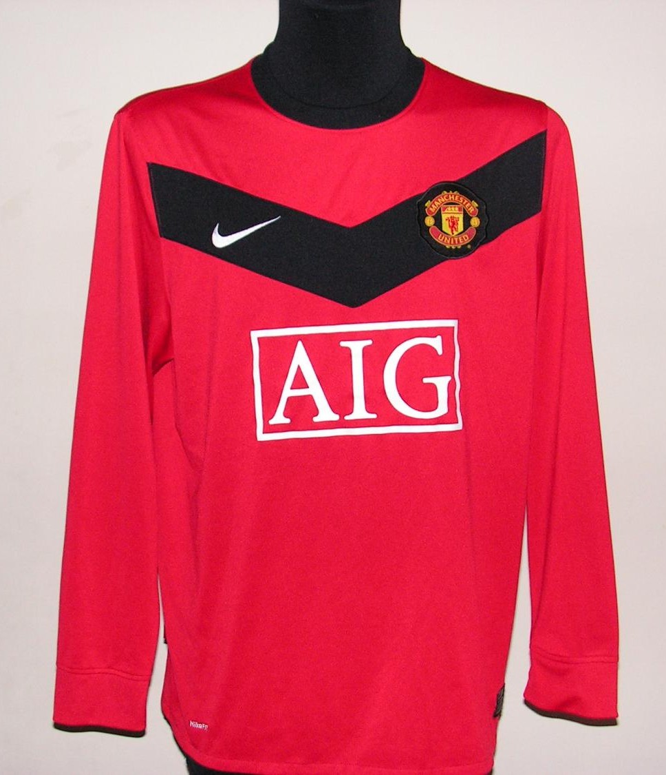 maillot manchester united domicile 2009-2010 rétro