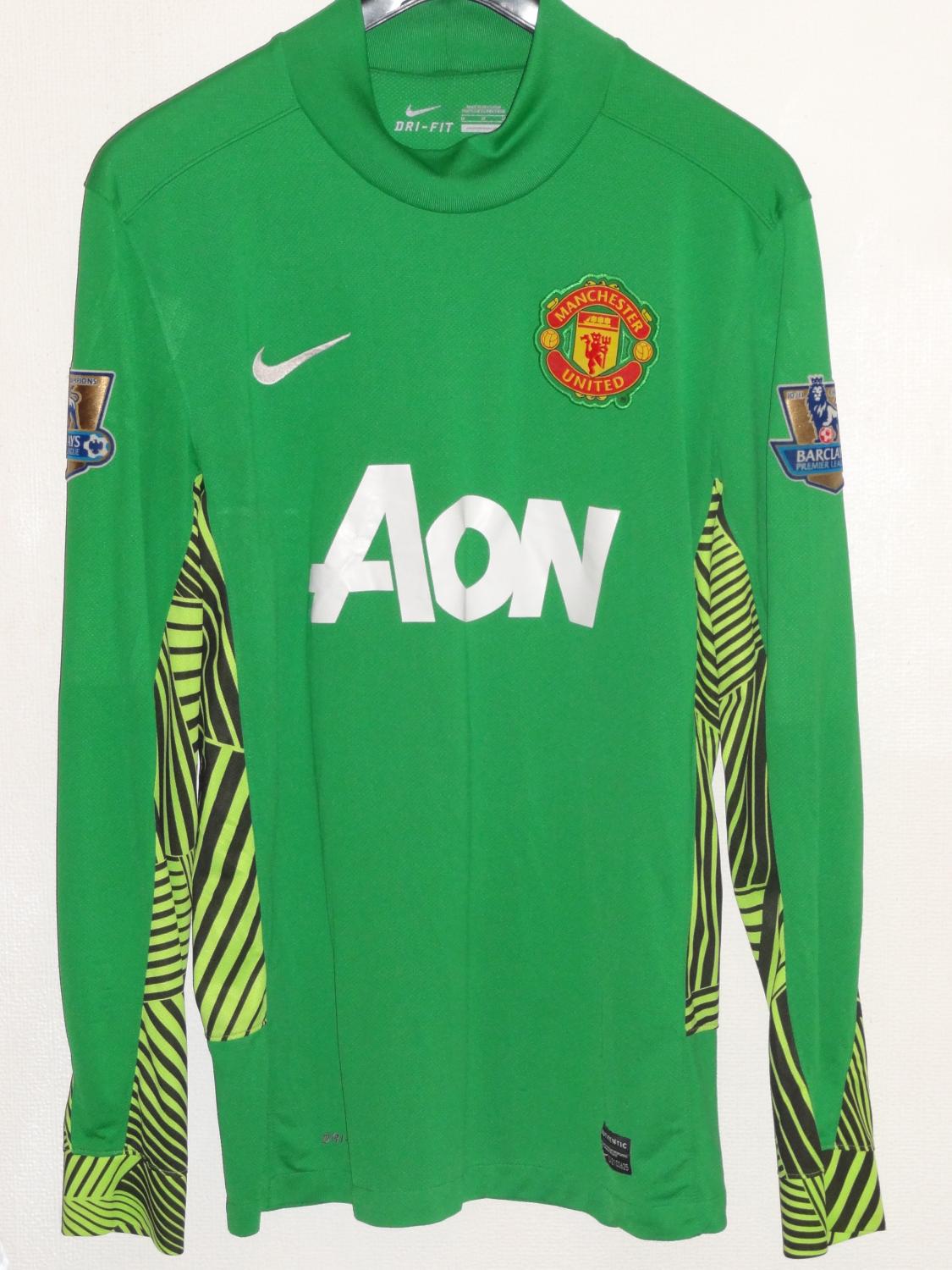 maillot manchester united gardien 2011-2012 rétro