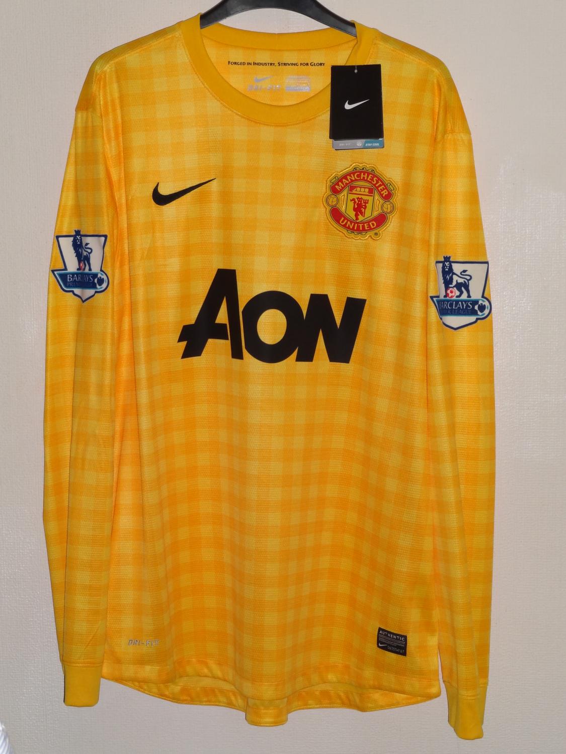 maillot manchester united gardien 2012-2013 pas cher