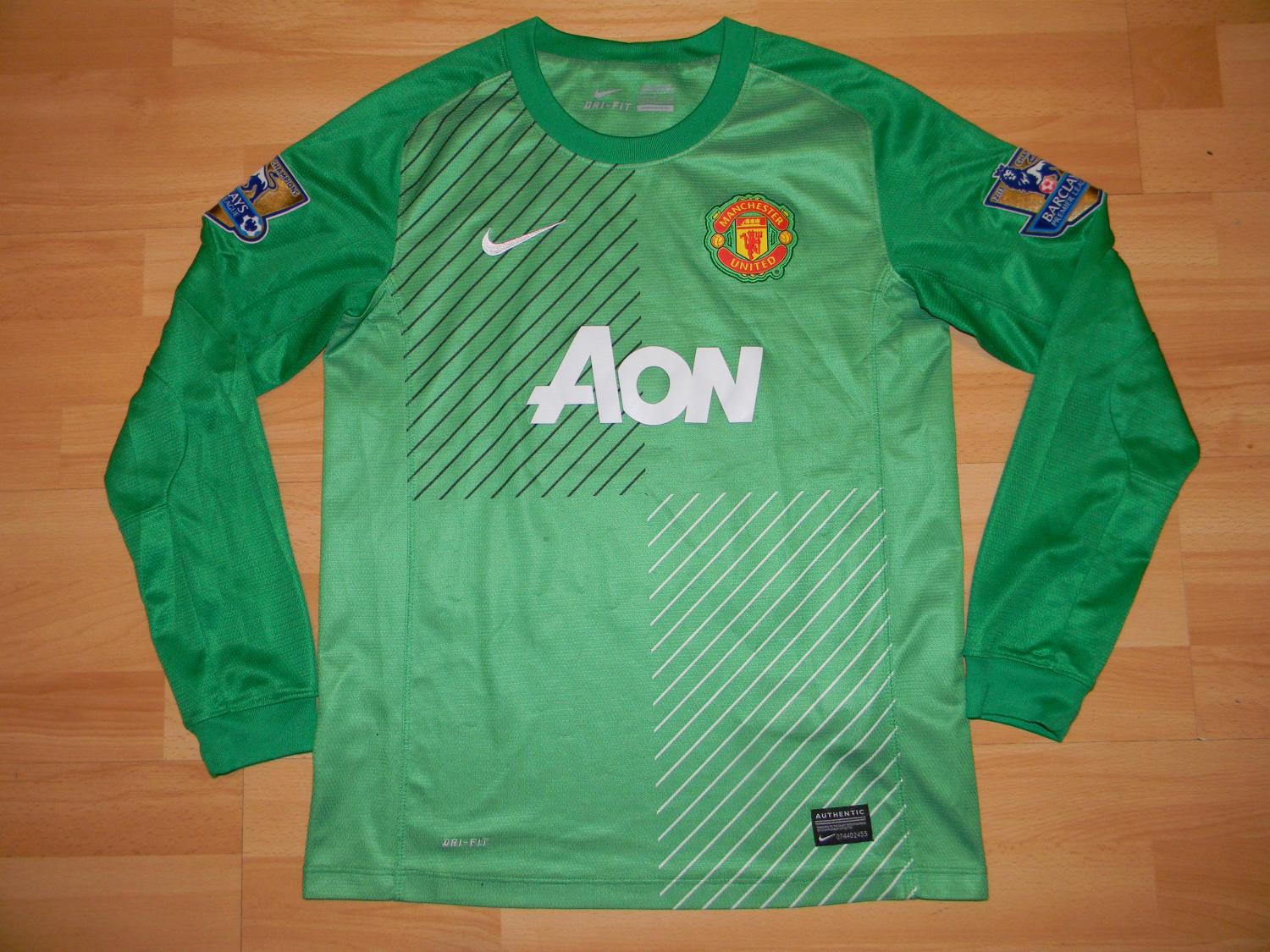 maillot manchester united gardien 2013-2014 rétro