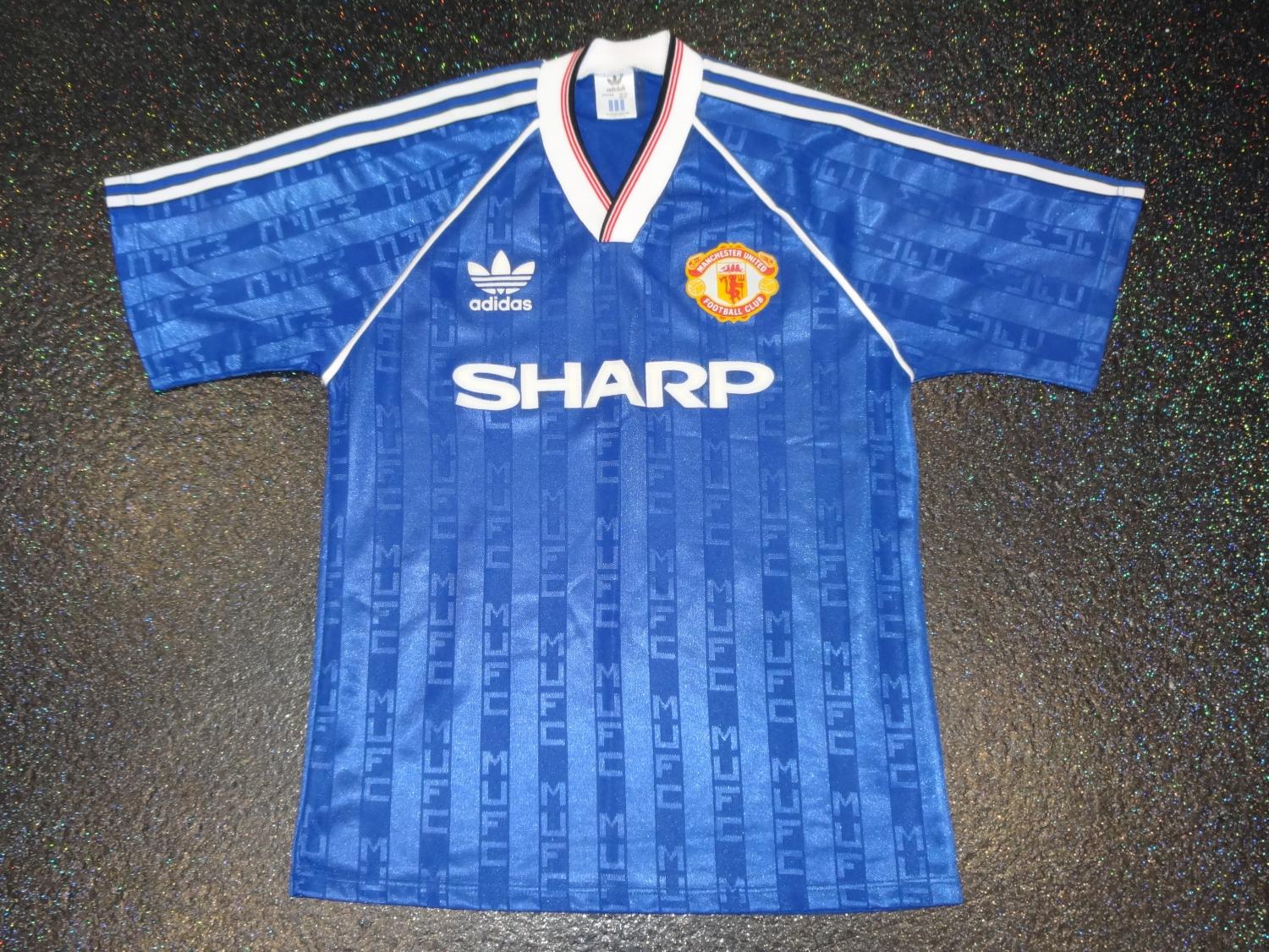 maillot manchester united third 1988-1990 rétro