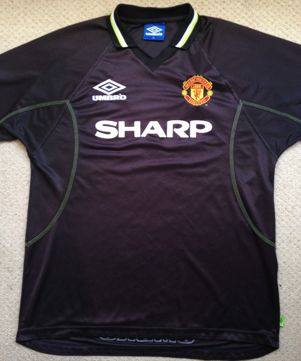 maillot manchester united third 1998-1999 rétro