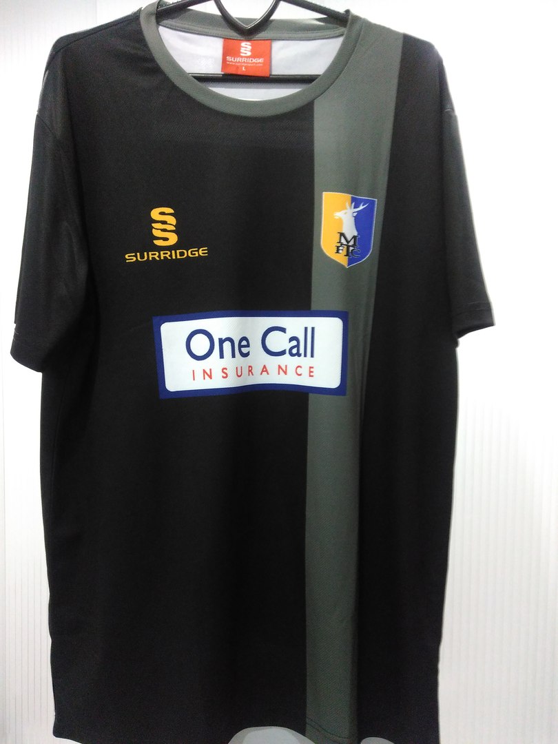 maillot mansfield town fc exterieur 2014-2016 rétro