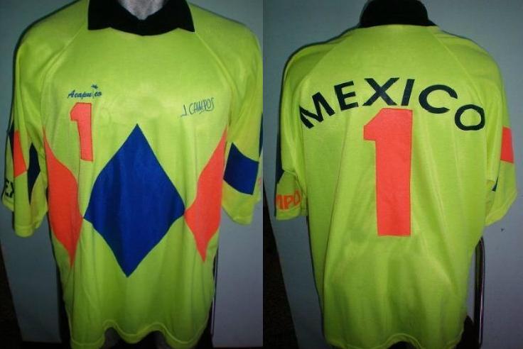 maillot mexique gardien 1993-1994 rétro