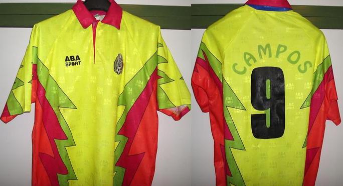 maillot mexique gardien 1995 pas cher