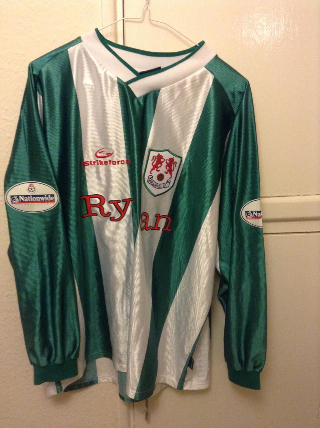 maillot millwall fc exterieur 2003-2004 rétro