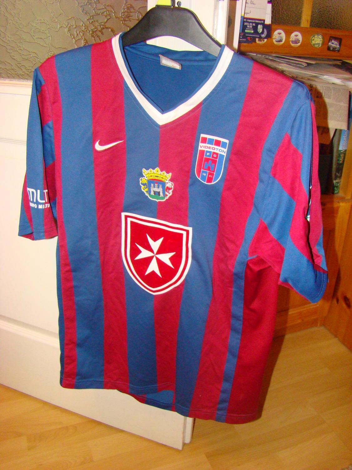 maillot mol vidi fc domicile 2009-2010 rétro