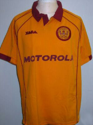 maillot motherwell fc domicile 2000-2002 rétro