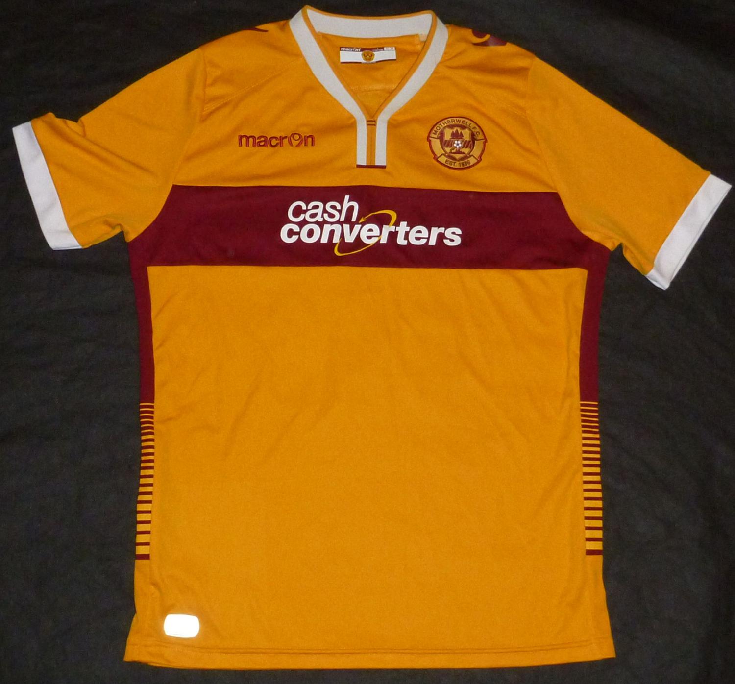 maillot motherwell fc domicile 2014-2015 rétro