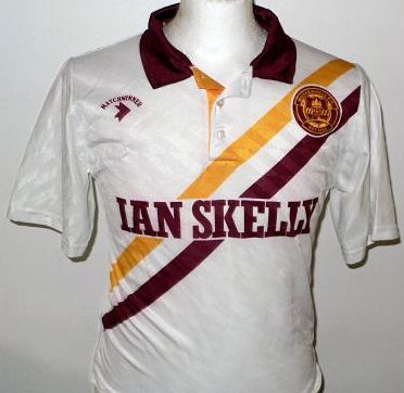 maillot motherwell fc exterieur 1989-1990 rétro