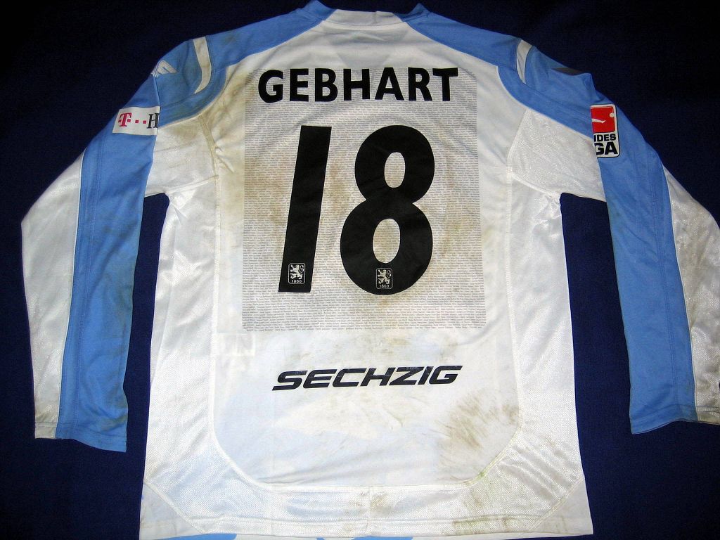 maillot munich 1860 particulier 2008 rétro