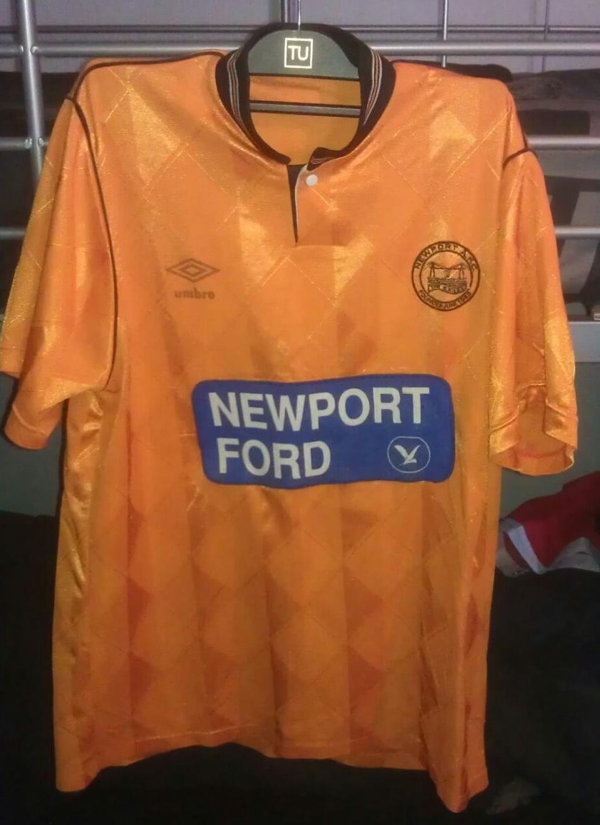 maillot newport county afc domicile 1989-1990 pas cher