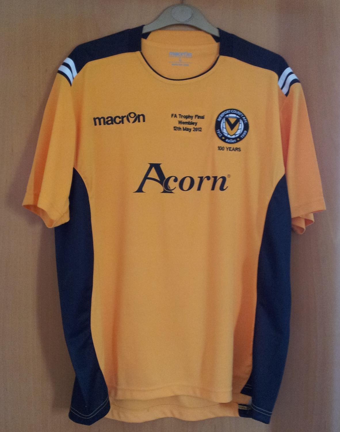 maillot newport county afc réplique 2012 rétro