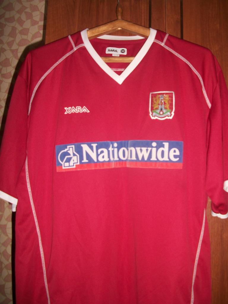 maillot northampton town fc domicile 2003-2005 rétro