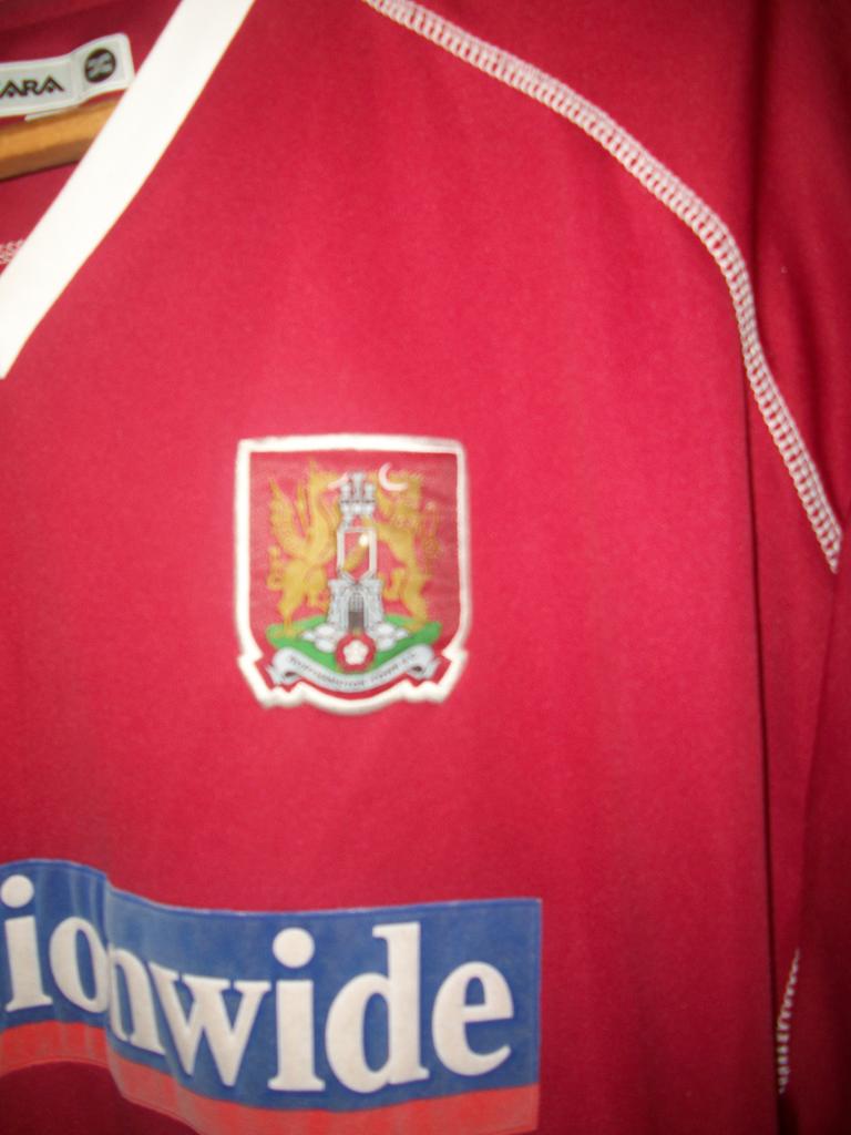 maillot northampton town fc domicile 2003-2005 rétro