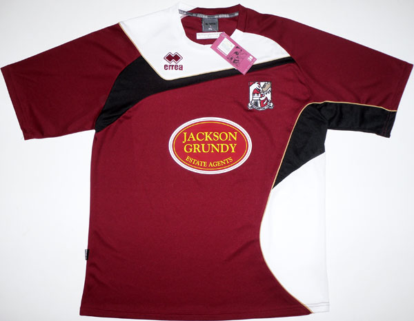 maillot northampton town fc domicile 2009-2010 rétro