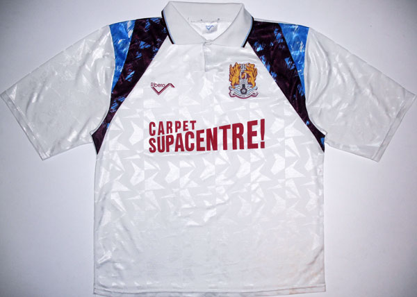 maillot northampton town fc exterieur 1992-1993 rétro