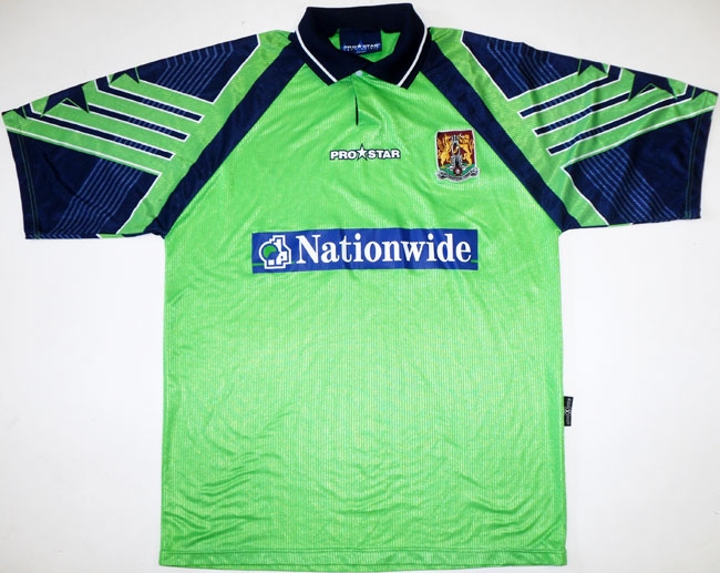 maillot northampton town fc exterieur 1999-2000 rétro