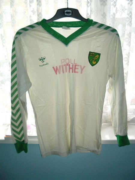 maillot norwich city exterieur 1984-1986 rétro