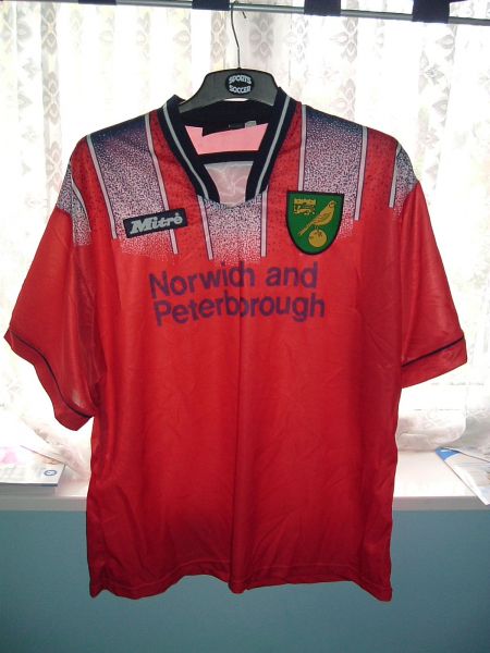 maillot norwich city exterieur 1996-1997 rétro