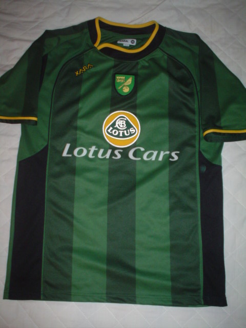 maillot norwich city exterieur 2005-2006 rétro