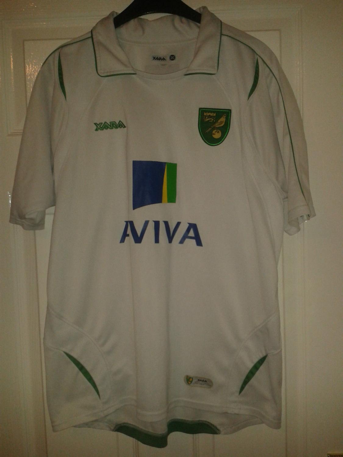 maillot norwich city exterieur 2009-2011 rétro