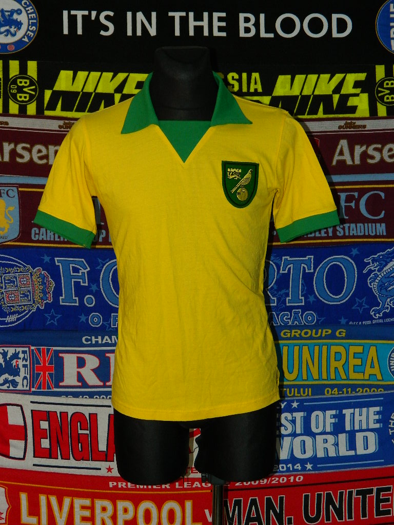 maillot norwich city réplique 1974-1976 pas cher