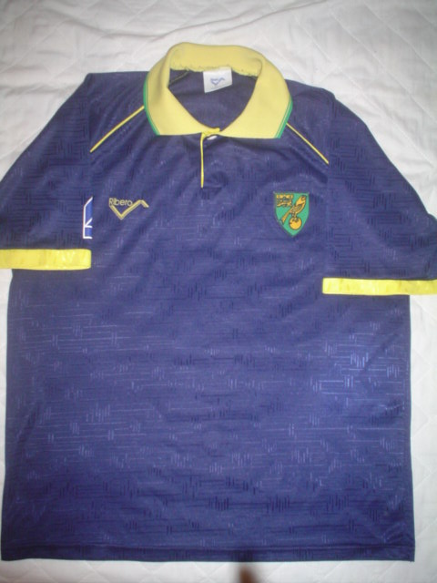 maillot norwich city third 1992-1994 rétro