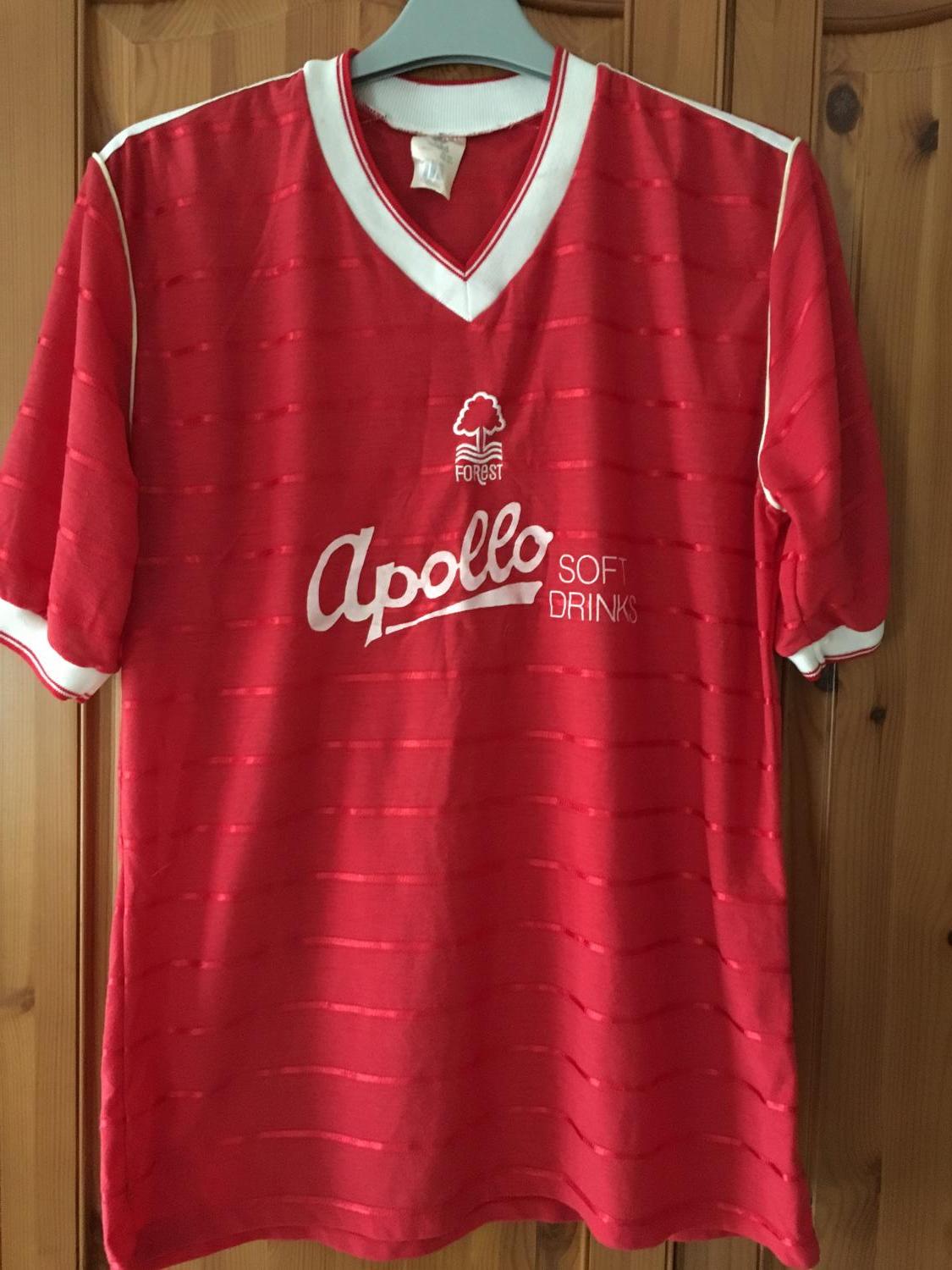 maillot nottingham forest domicile 1984-1986 rétro