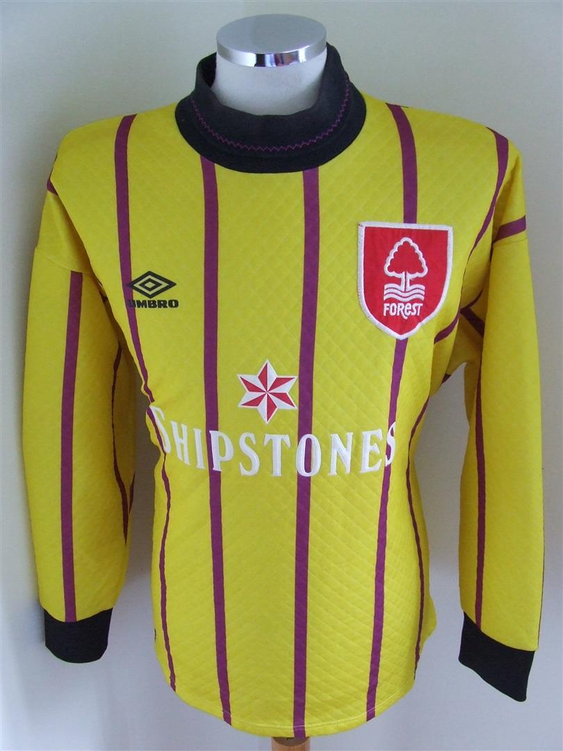 maillot nottingham forest gardien 1990-1991 pas cher