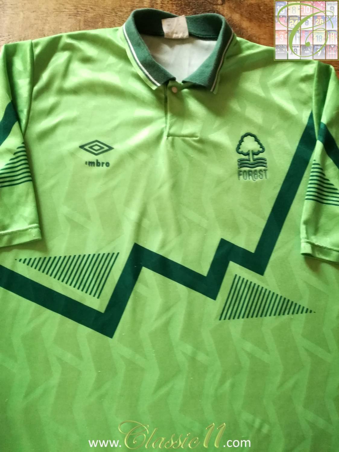 maillot nottingham forest third 1991-1993 rétro