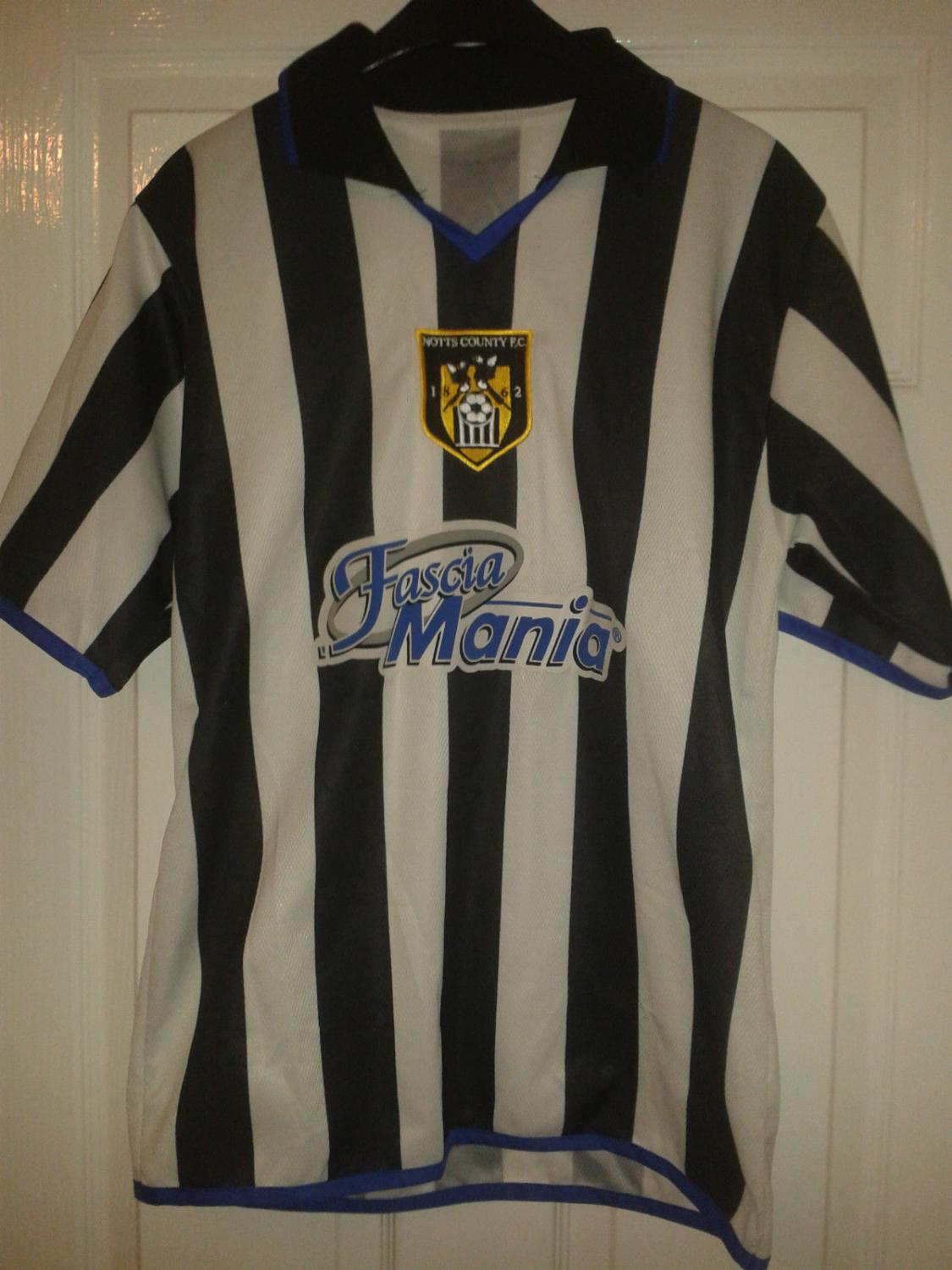 maillot notts county domicile 2003-2004 pas cher