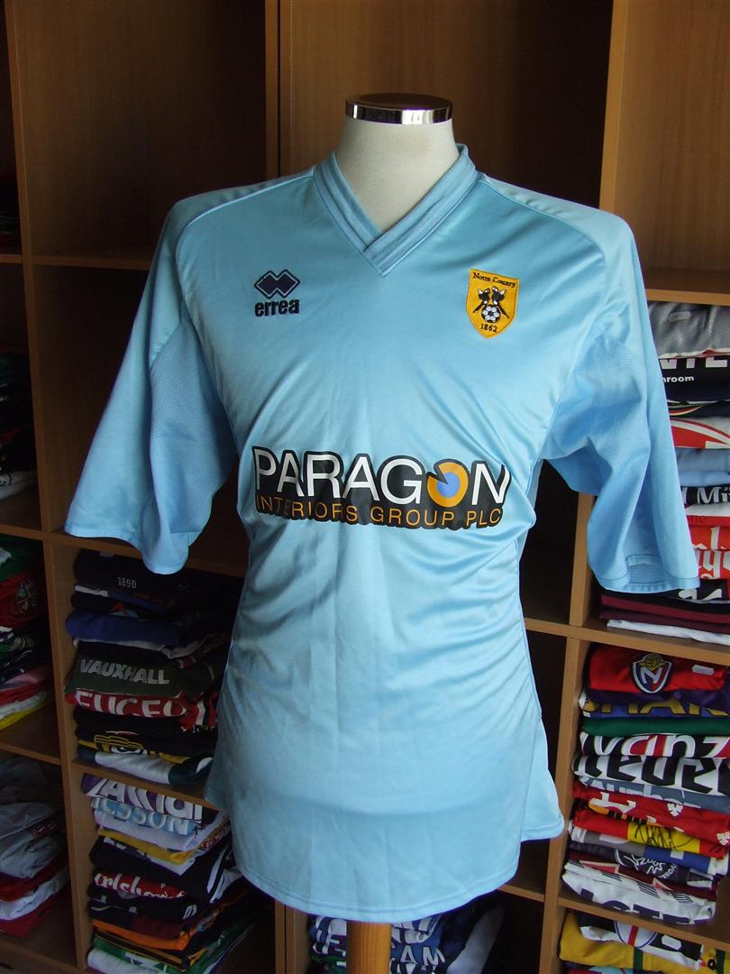 maillot notts county exterieur 2004-2005 rétro